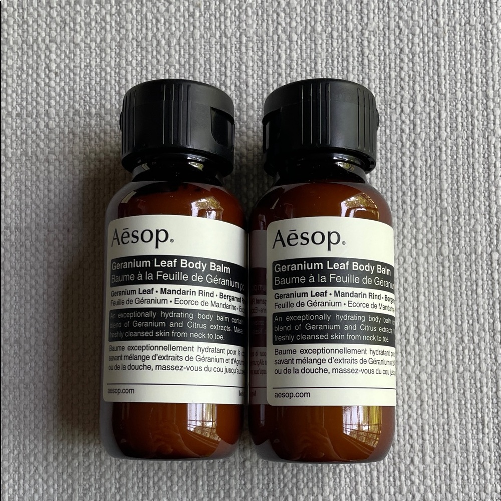 AESOP Geranium Leaf Body Balm - 50ml x 2